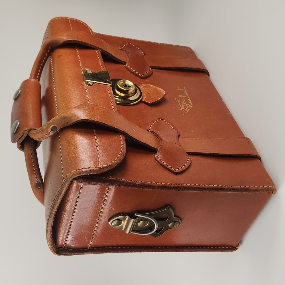 COPY - Perrin Leather David White STEREO REALIST Camera Carry Case, 1960s Vinta… - Picture 4 of 17